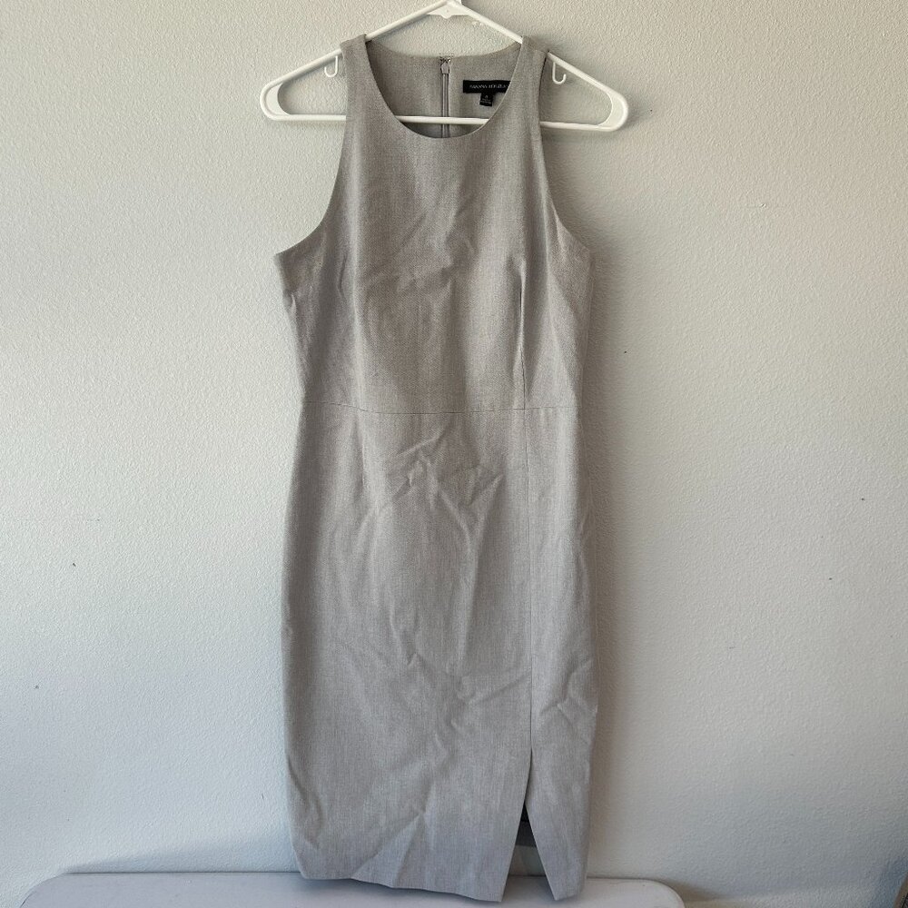 Banana Republic Light Gray Sleeveless Dress size 8